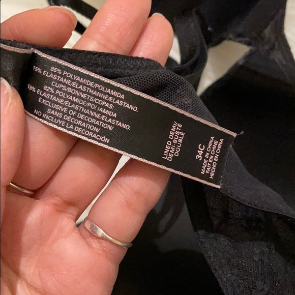 Victoria Secret Lined Demi Lace Bra - Picture 6 of 7